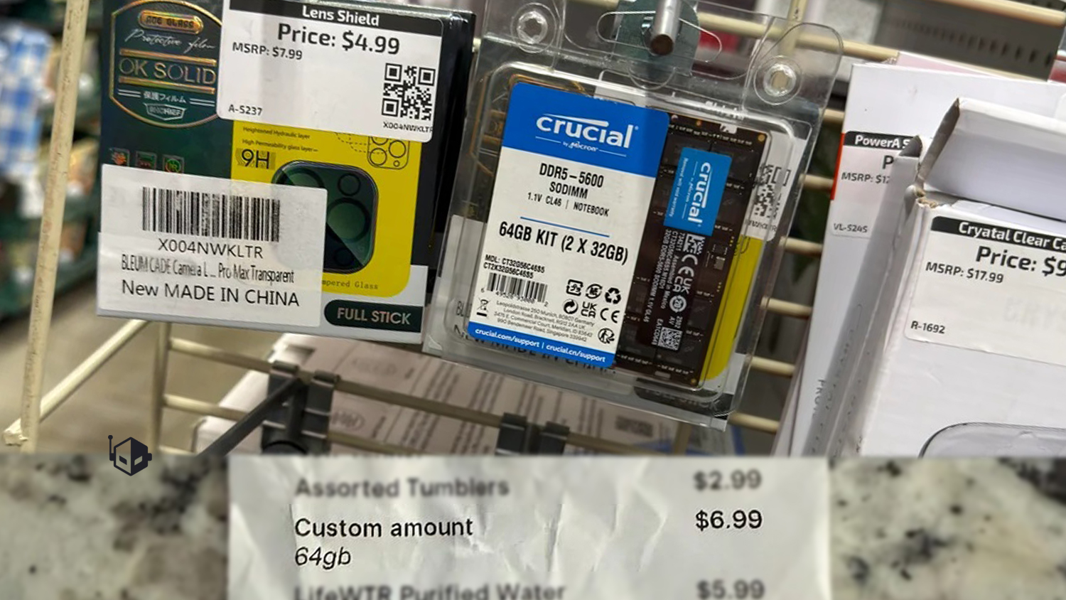کاربر کیت حافظه ۶۴ گیگابایتی DDR5 را با قیمت ۶.۹۹ دلار خریداری کرد