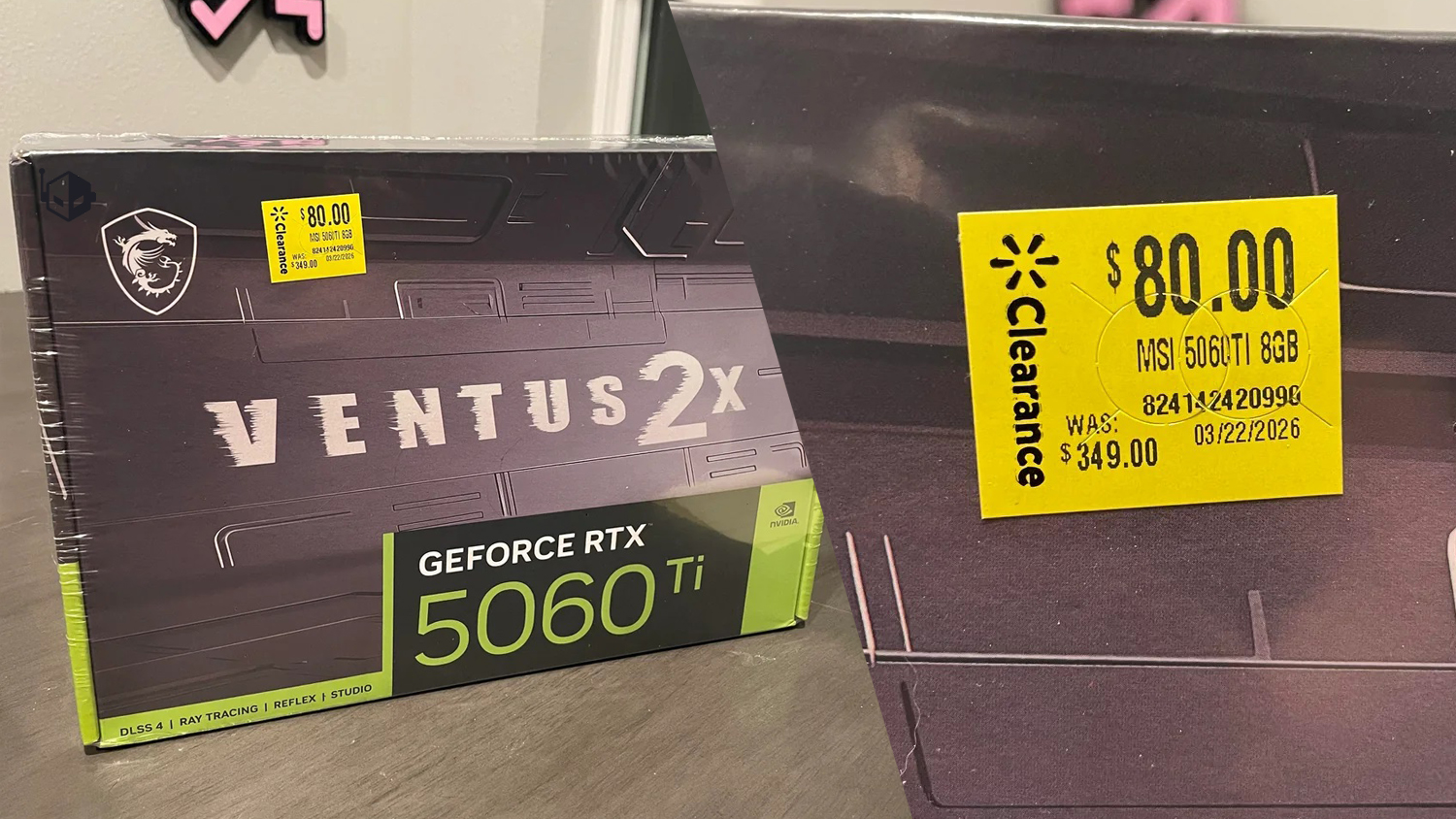 کاربر خوش‌شانس کارت گرافیک NVIDIA GeForce RTX 5060 Ti را به قیمت 80 دلار خریداری کرد