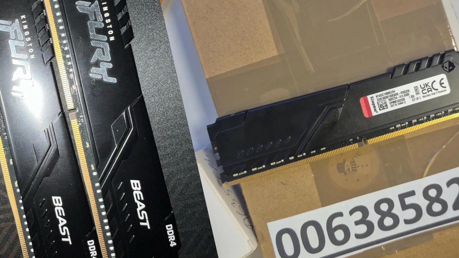 ارسال دو ماژول رم معیوب، اما فقط یکی به کیگستون رسید؛ شرکت جایگزینی را رد کرده است