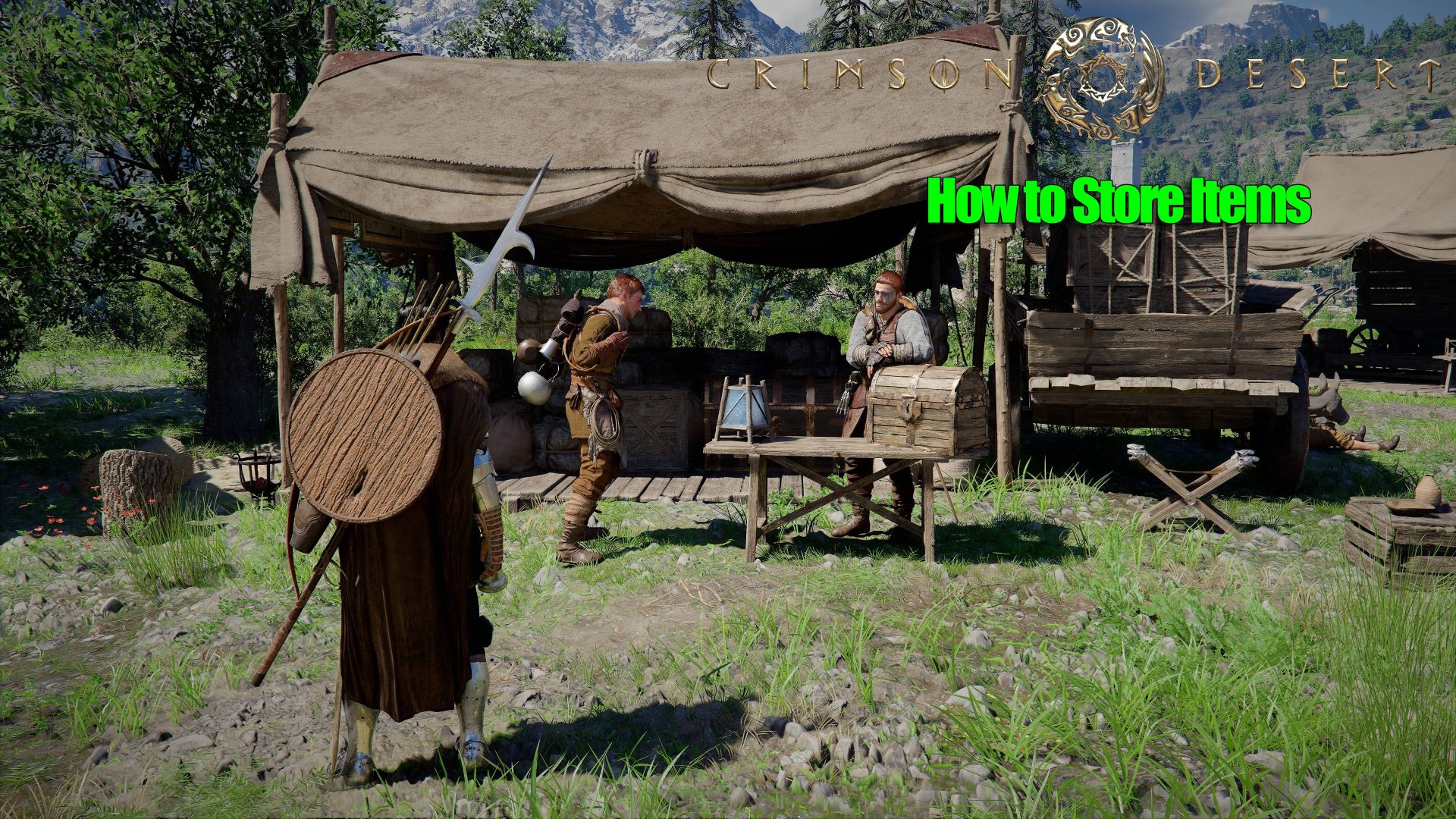 کرمین دیزرت: چگونه آیتم‌ها را ذخیره کنیم (راه‌حل سینه عرضه)