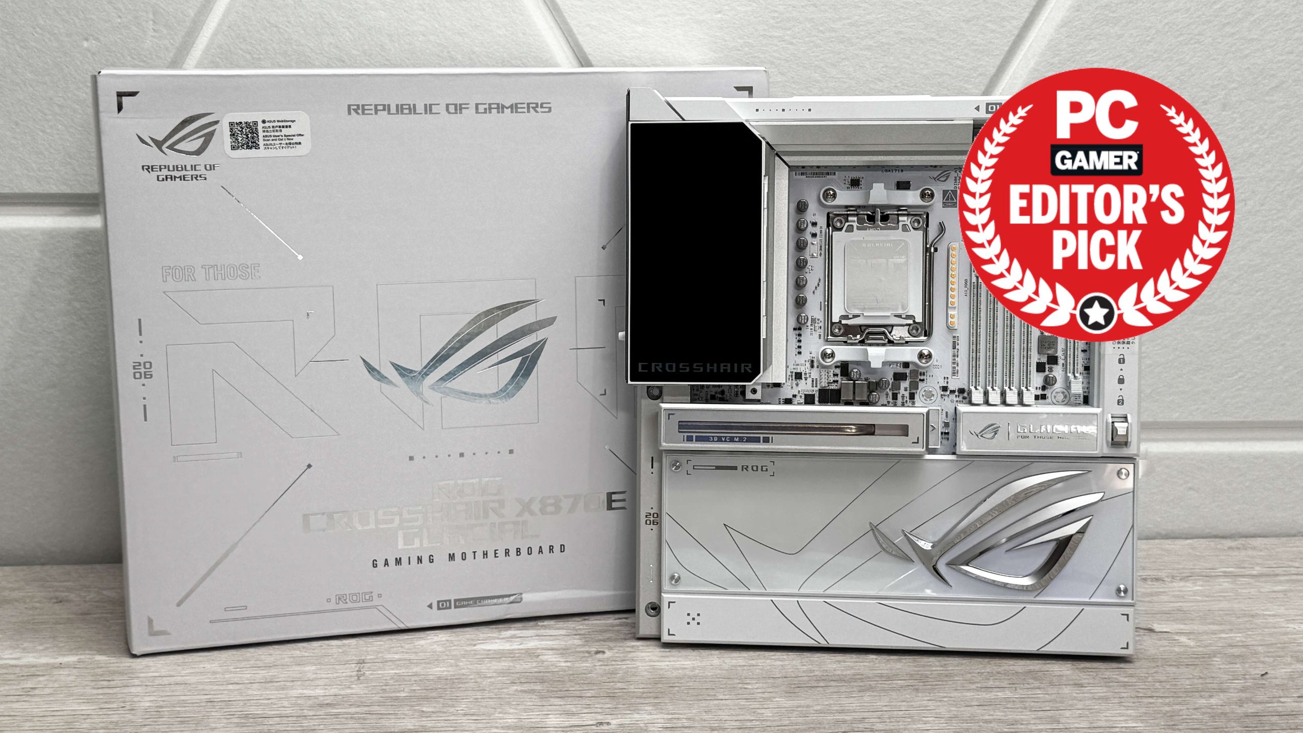 بررسی مادربورد Asus ROG Crosshair X870E Glacial