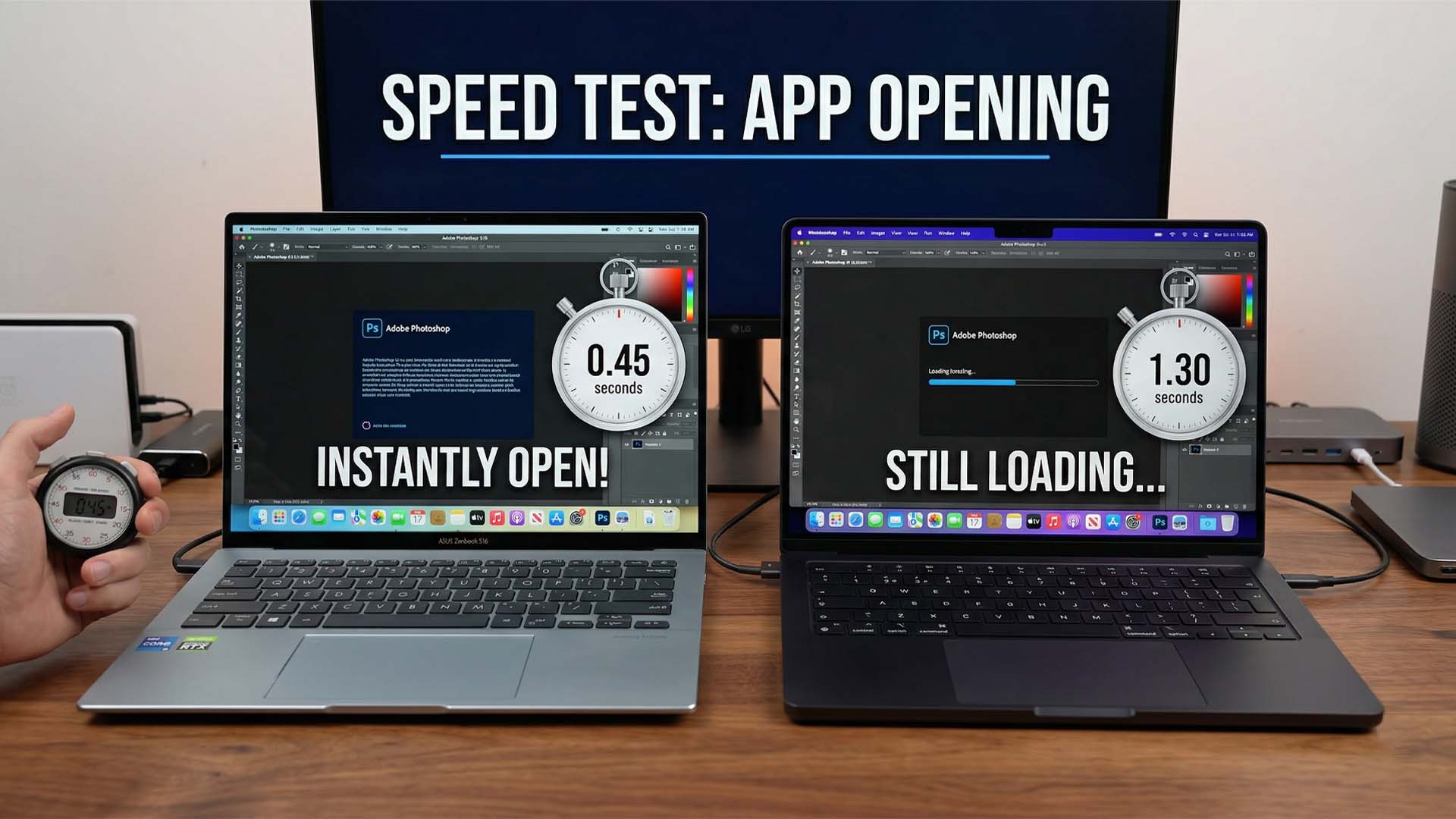 لپ‌تاپ‌های ویندوزی جدید فاصله سرعت را با مدل‌های قدیمی مک‌بوک پرو کاهش می‌دهند