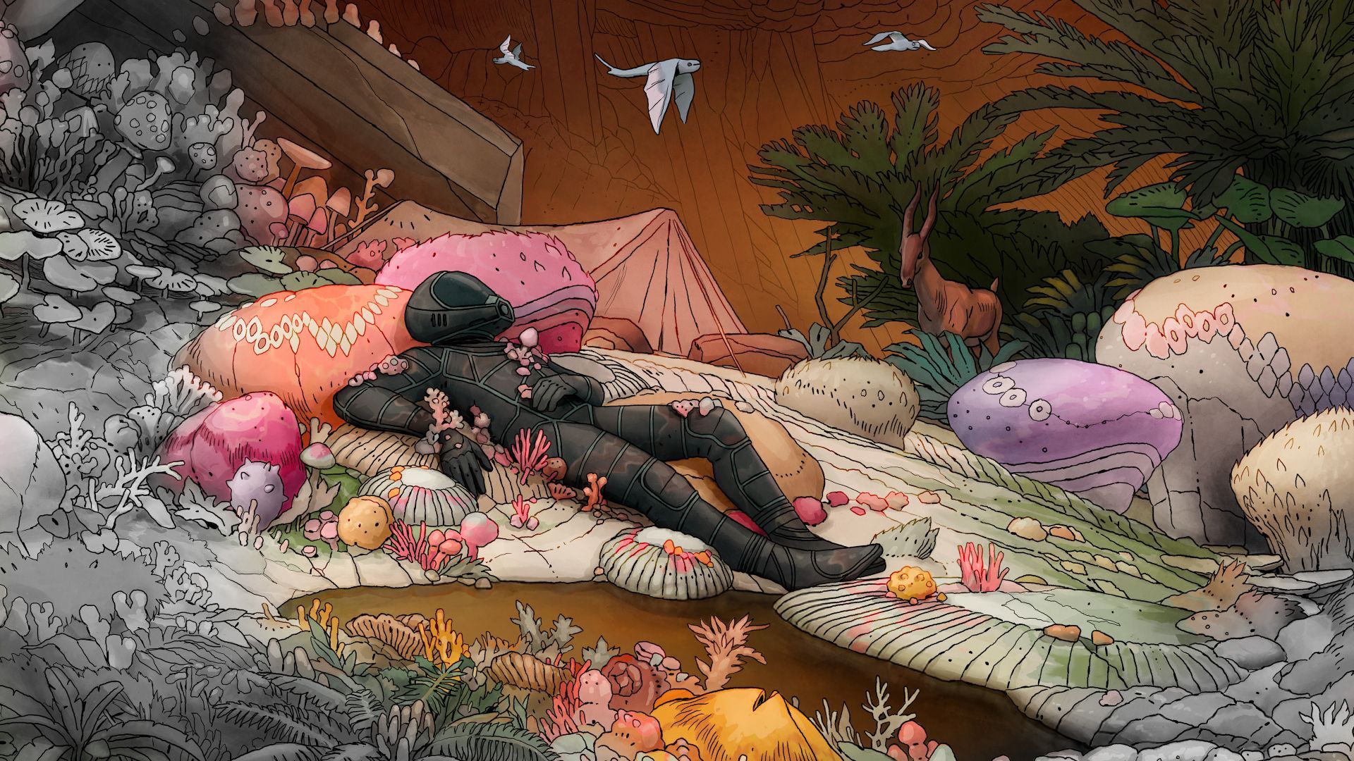 بازی Blind Descent: یک تجربه دیگر از نوع بقا و ساخت‌وساز چندنفره