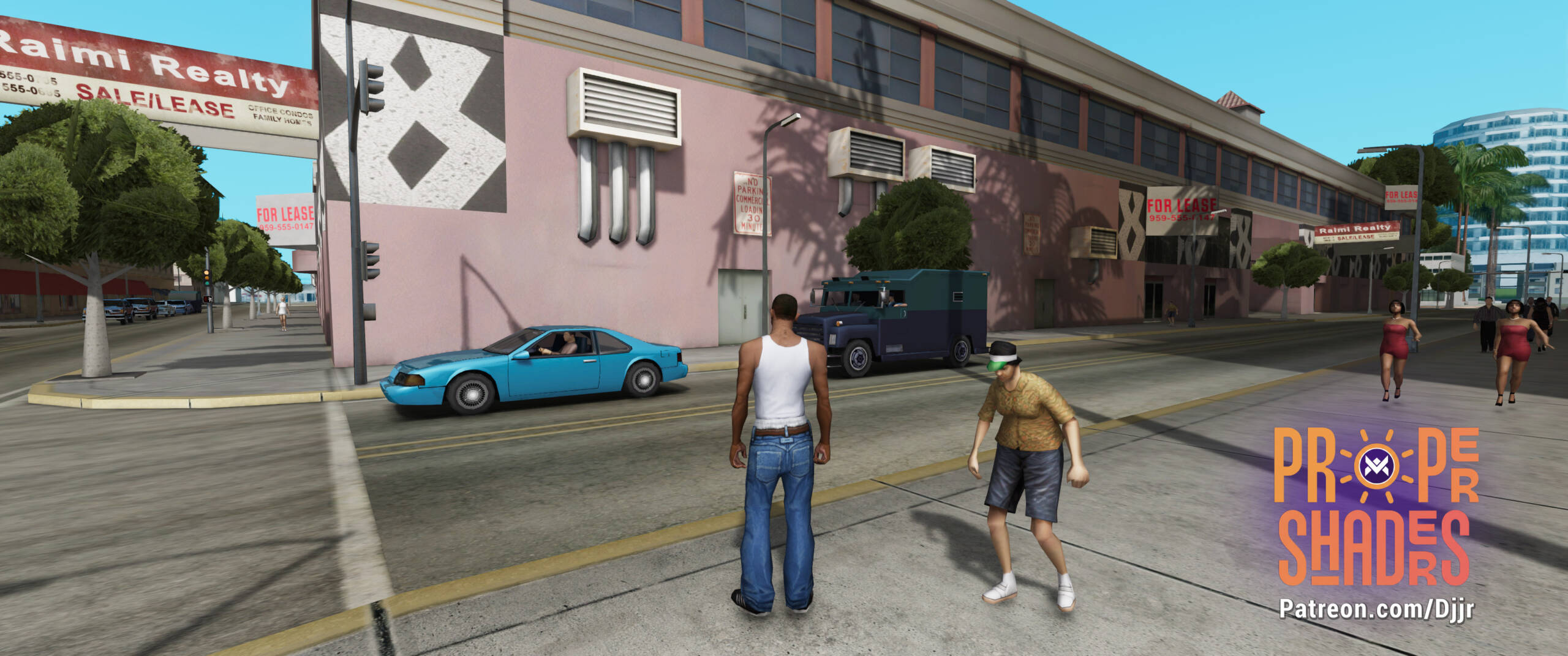 مد جدید GTA San Andreas، روشنایی پیکسل به پیکسل و سایه‌های NVIDIA PCSS را اضافه می‌کند