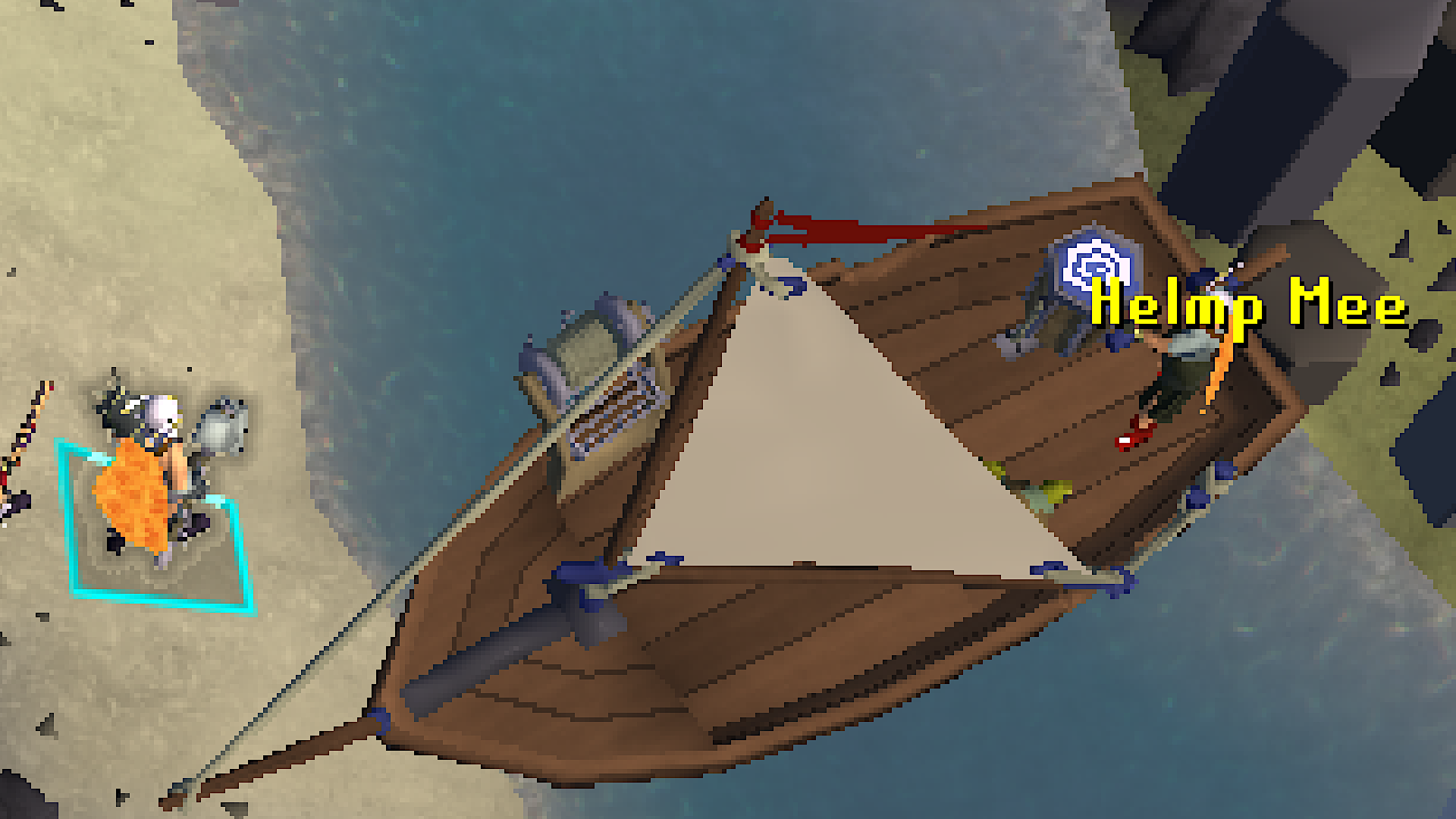 بازیکنان Old School RuneScape در جزیره جدید با مشکل قایق‌های گیر کرده مواجه شدند